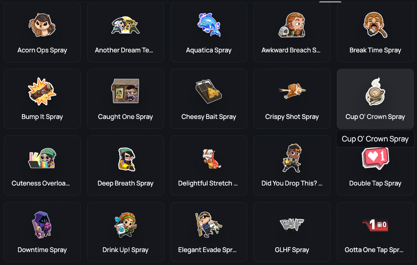 sprays 1