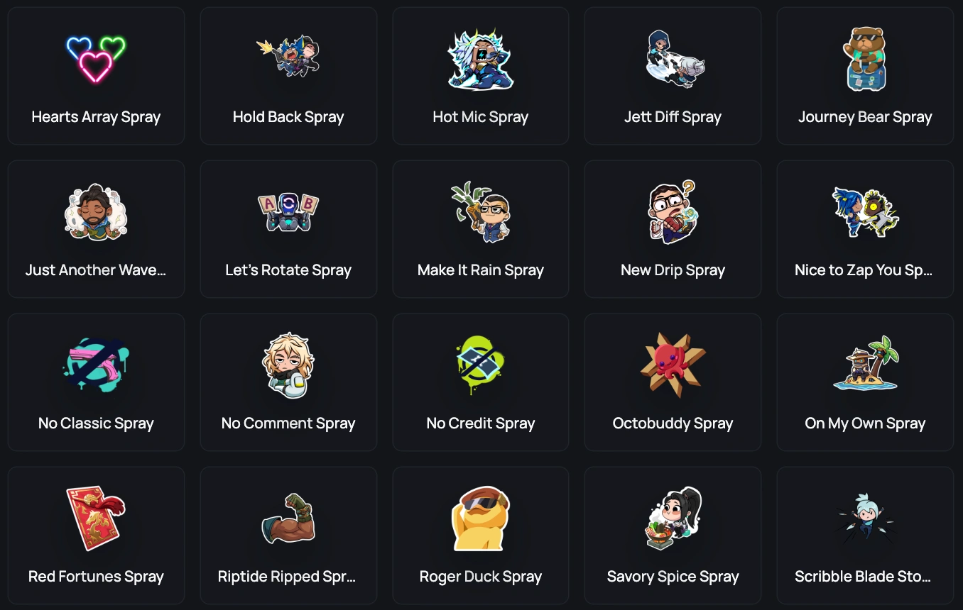 sprays 2