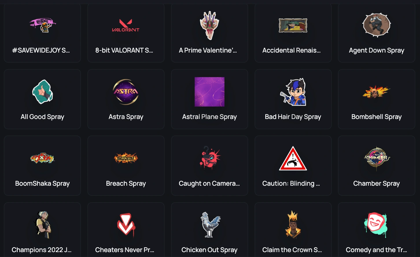 sprays radiant 1