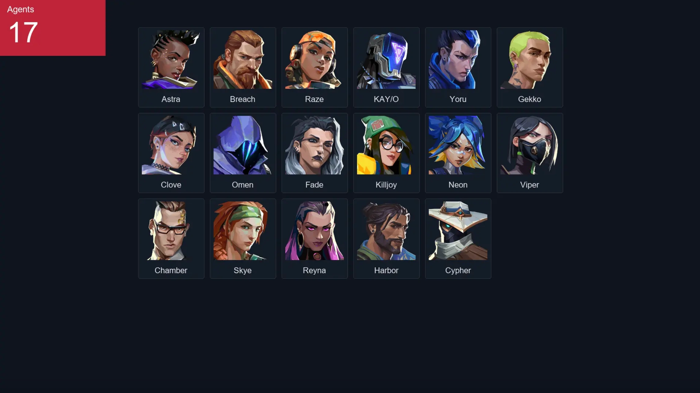 valorant silver account agents