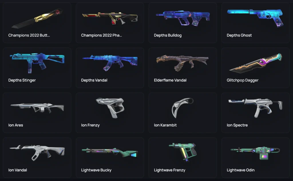 wp skins silver account valorant 1