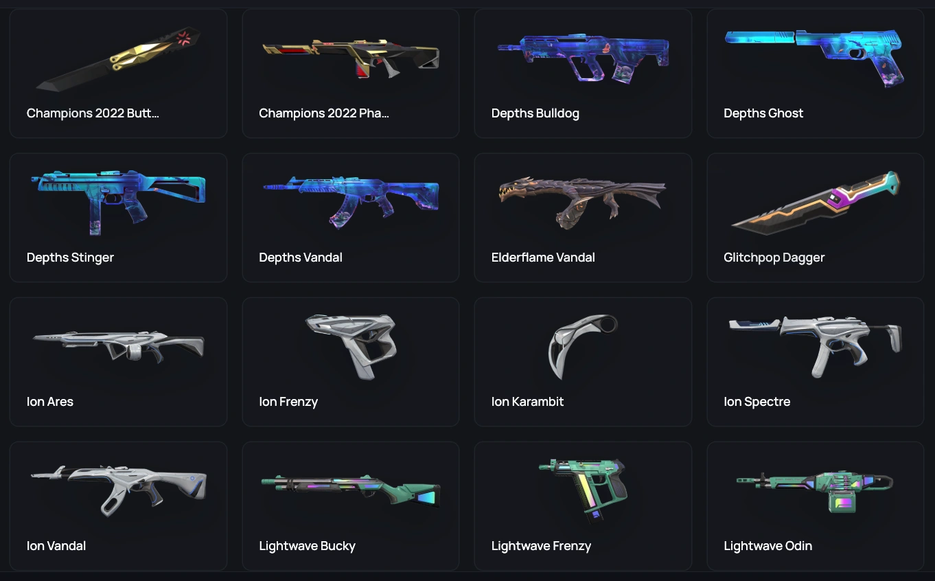 wp skins silver account valorant 1