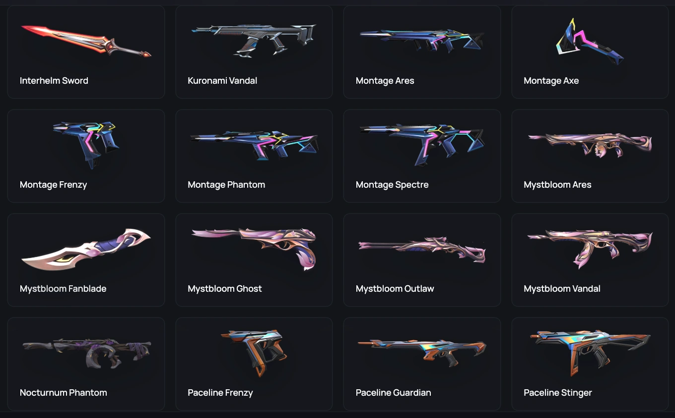 wp skins valorant bronze account 3