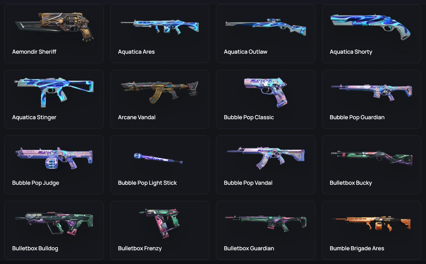 wp skins valorant gold account 1