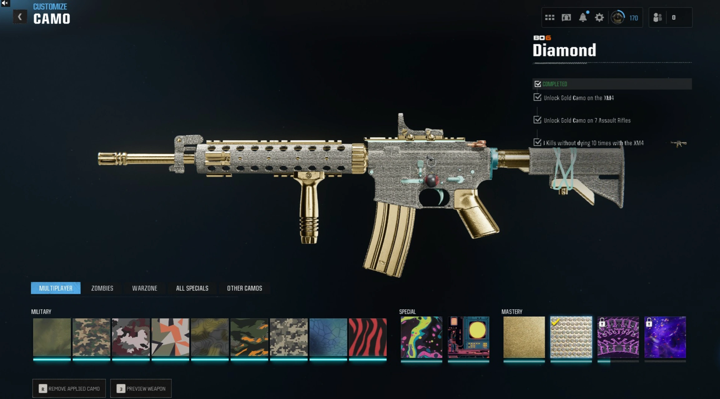 BO6 account 10