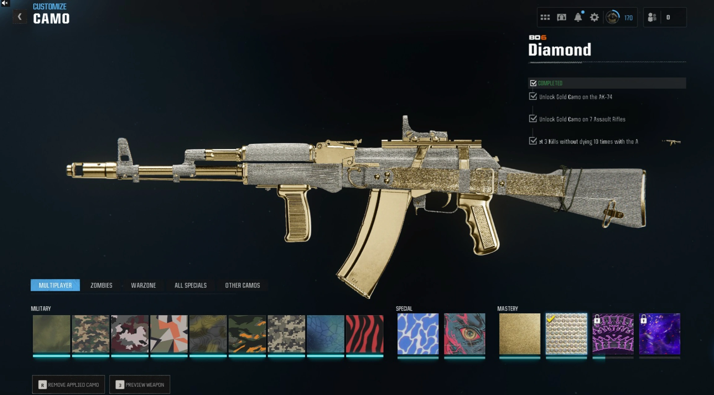 BO6 account 12