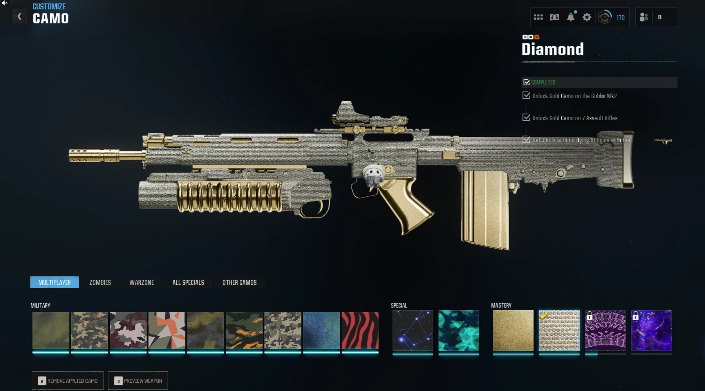 BO6 account 13