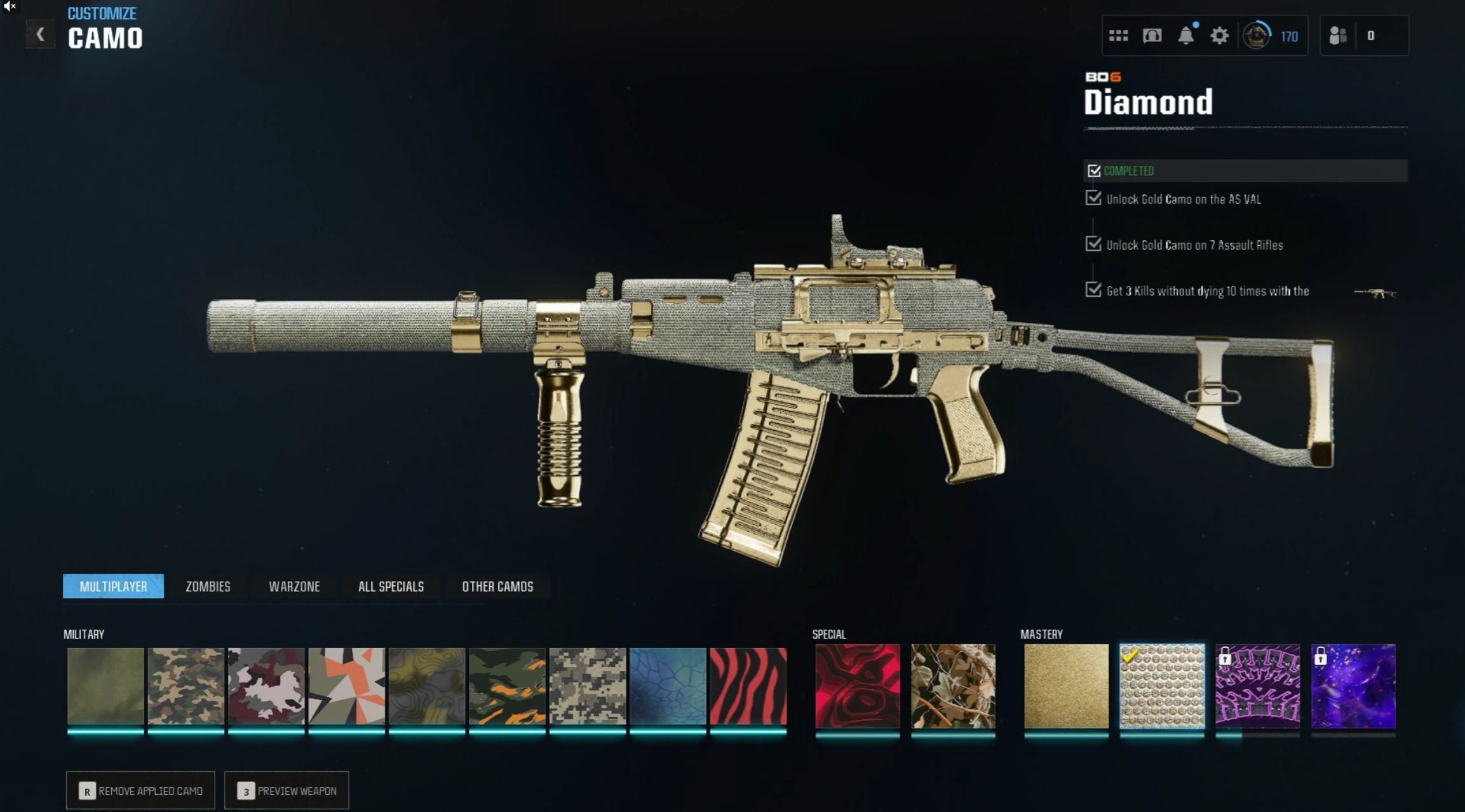 BO6 account 14