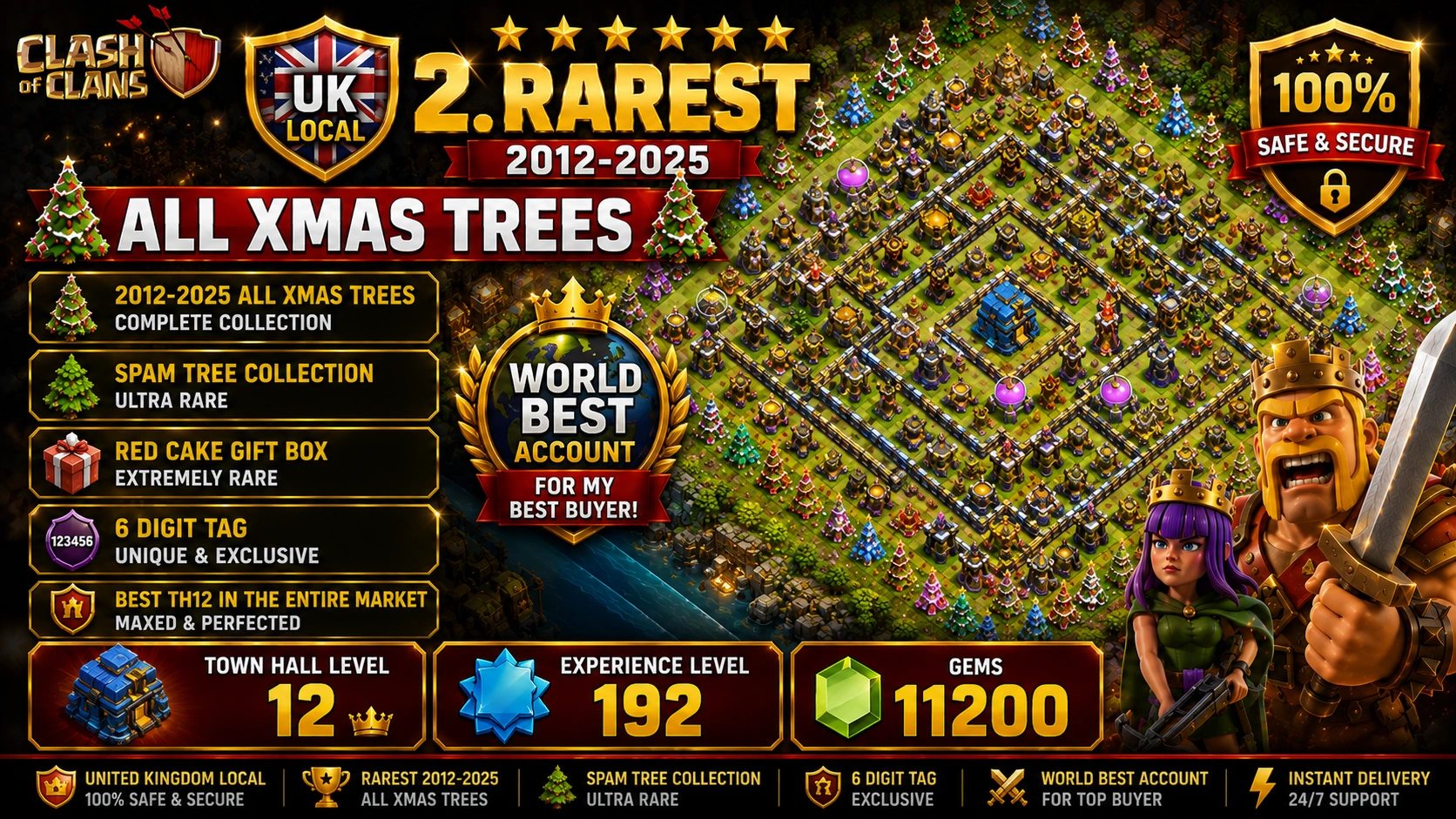 Cheap coc account