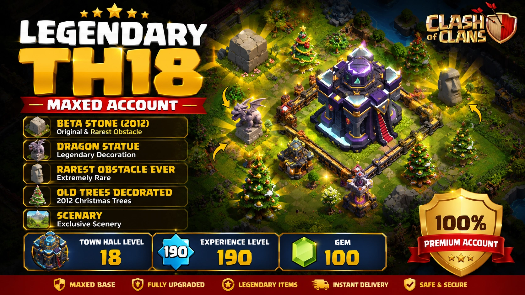 Clash of Clans Account For Sale