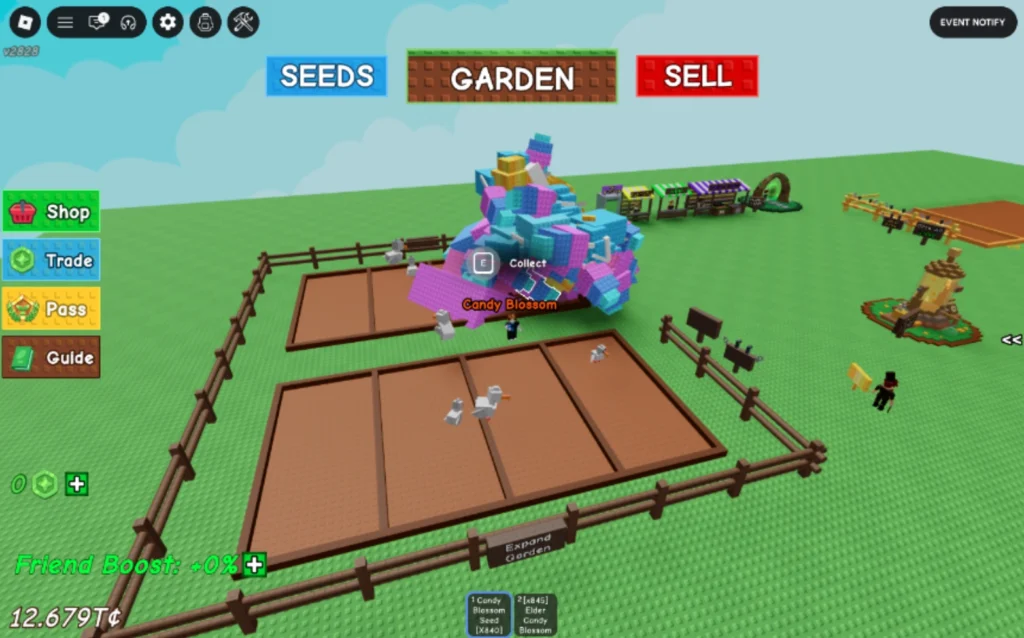 Grow a Garden account