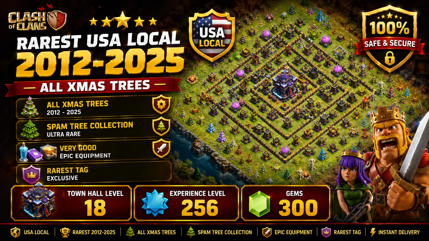 buy clash of clans account