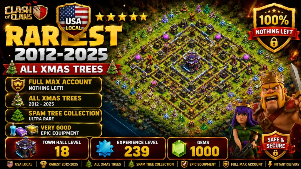 cheap clash of clans account