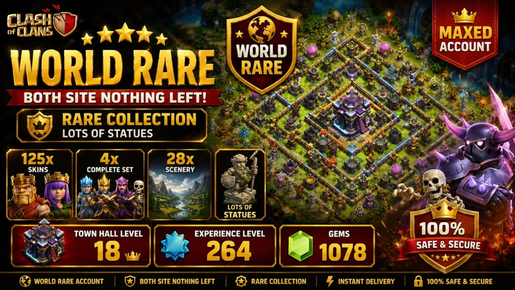 clash of clans account for sale