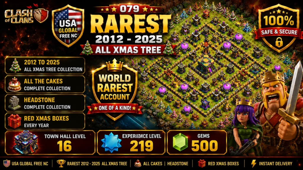 buy coc account cheap