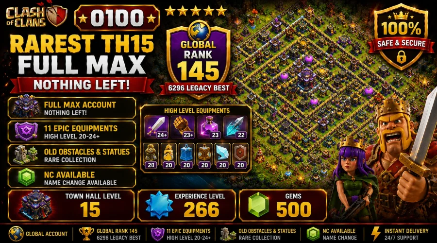 best coc account for sale