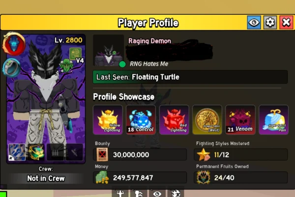 blox fruit account