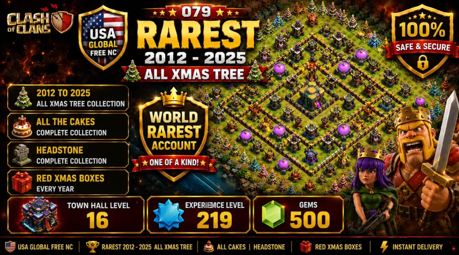 buy coc account cheap